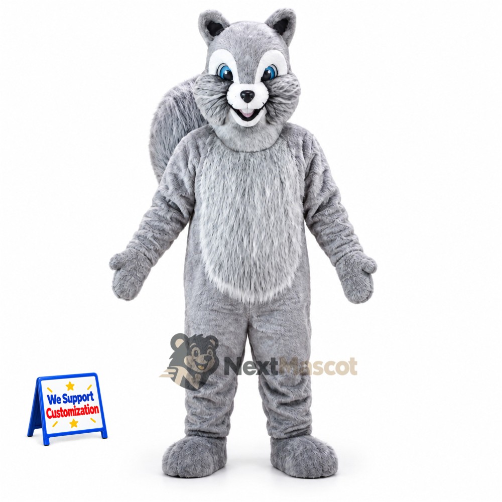 Squirrel Mascot Costume - Gray for Parades Squirrel Mascot Costume - Gray for Parades