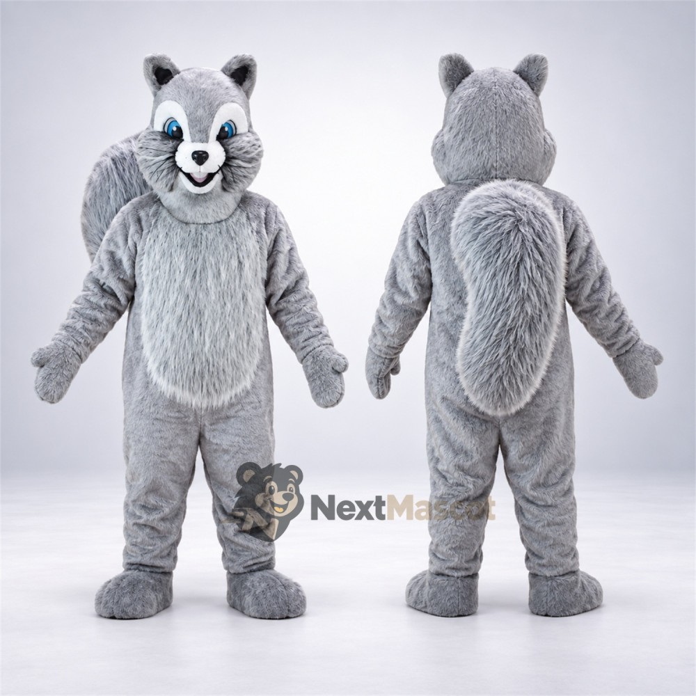 Squirrel Mascot Costume - Gray for Parades Squirrel Mascot Costume - Gray for Parades