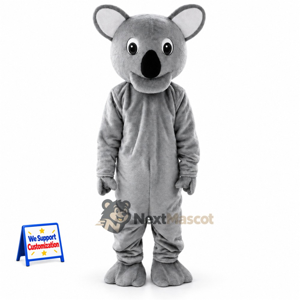 Koala Mascot Costume - Gray for Festivals Koala Mascot Costume - Gray for Festivals