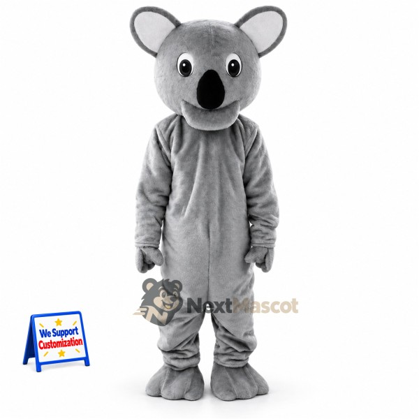 Koala Mascot Costume - Gray for Festivals