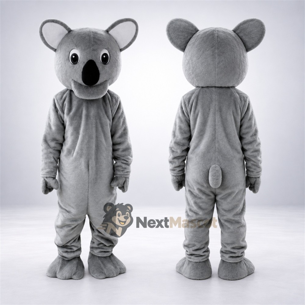 Koala Mascot Costume - Gray for Festivals Koala Mascot Costume - Gray for Festivals
