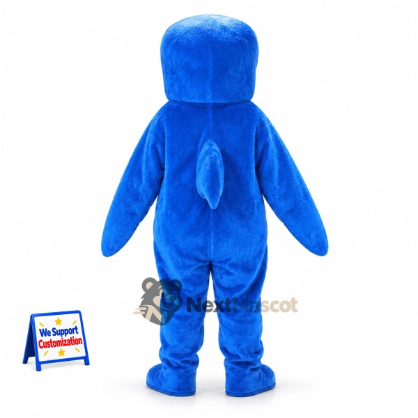 Dolphin Mascot Costume - Blue for Aquarium Events Dolphin Mascot Costume - Blue for Aquarium Events