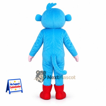 Monkey Mascot Costume - Blue Monkey Mascot Costume - Blue