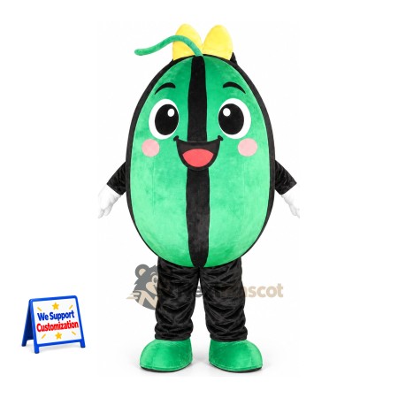 Watermelon Mascot Costume - Green Watermelon Mascot Costume - Green