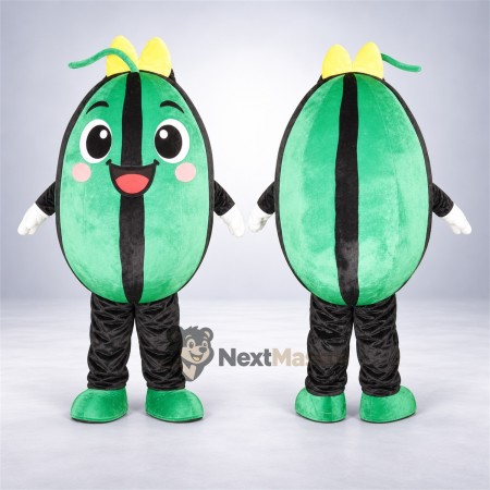 Watermelon Mascot Costume - Green Watermelon Mascot Costume - Green