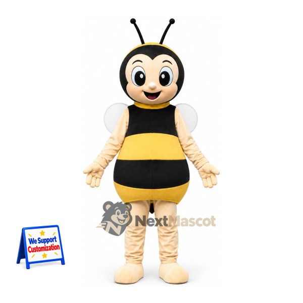 Bee Mascot Costume - Yellow for Garden Shows
