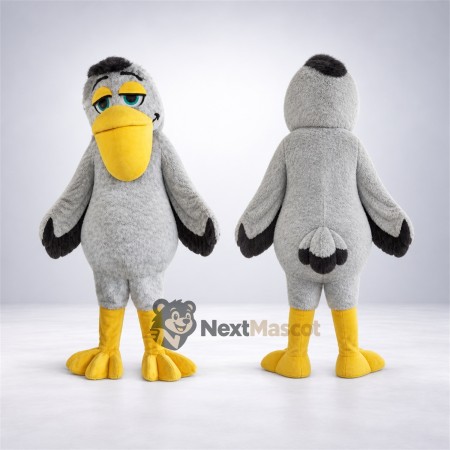 Bird Mascot Costume - Gray for Parades Bird Mascot Costume - Gray for Parades