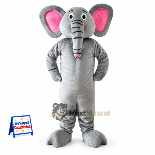 Elephant Mascot Costume - Gray for Carnivals