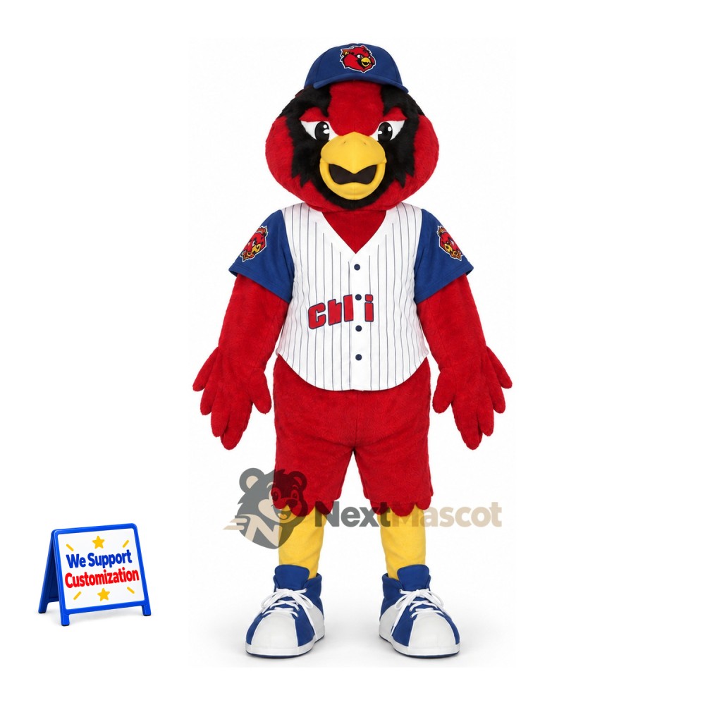 Bird Mascot Costume - Red for Festivals Bird Mascot Costume - Red for Festivals
