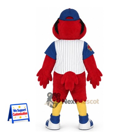 Bird Mascot Costume - Red for Festivals Bird Mascot Costume - Red for Festivals