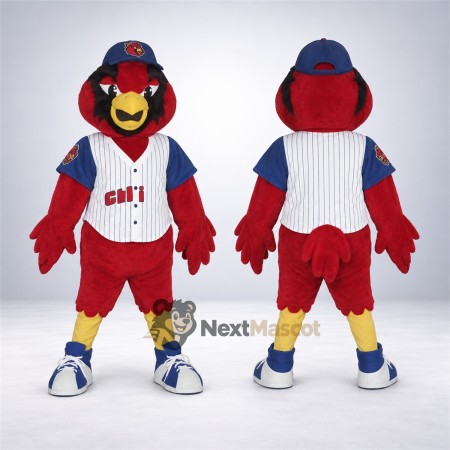 Bird Mascot Costume - Red for Festivals Bird Mascot Costume - Red for Festivals