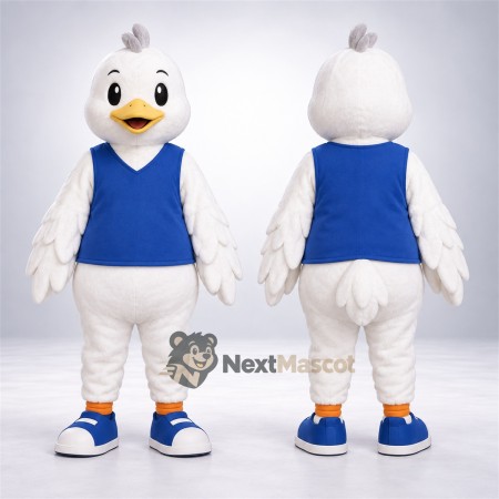 Bird Mascot Costume - White for School Events Bird Mascot Costume - White for School Events