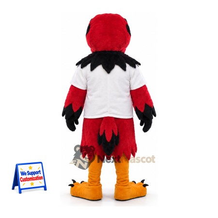 Eagle Mascot Costume - Red, White Shirt Eagle Mascot Costume - Red, White Shirt