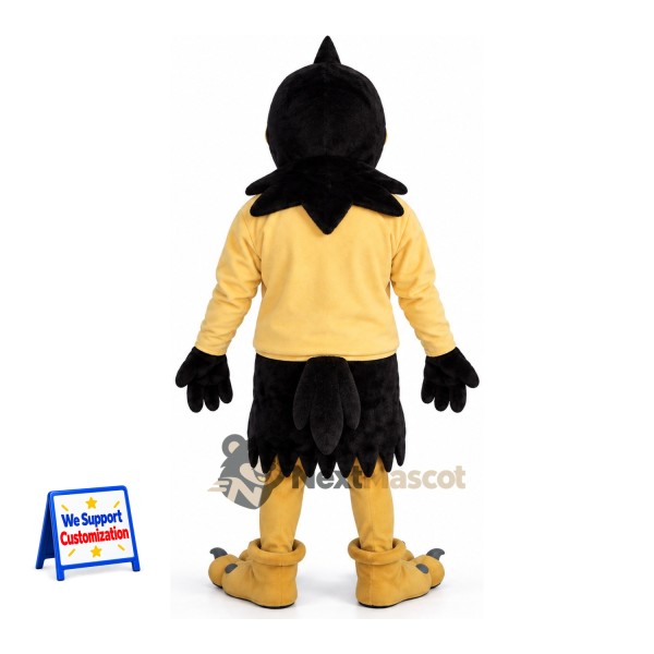 Falcon Mascot Costume - Black for Parades Falcon Mascot Costume - Black for Parades