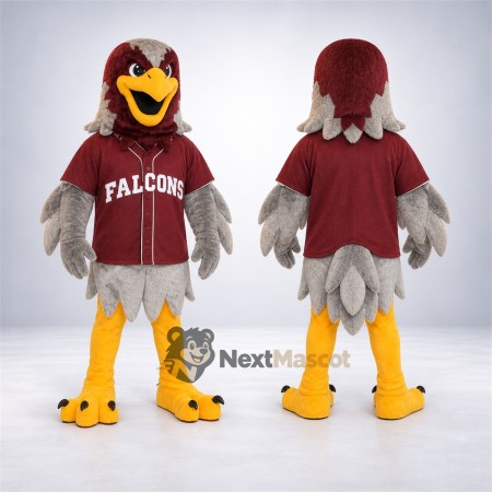 Falcon Mascot Costume - Red Shirt Falcon Mascot Costume - Red Shirt
