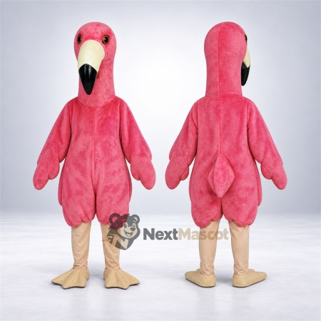 Flamingo Mascot Costume - Pink for School Events Flamingo Mascot Costume - Pink for School Events