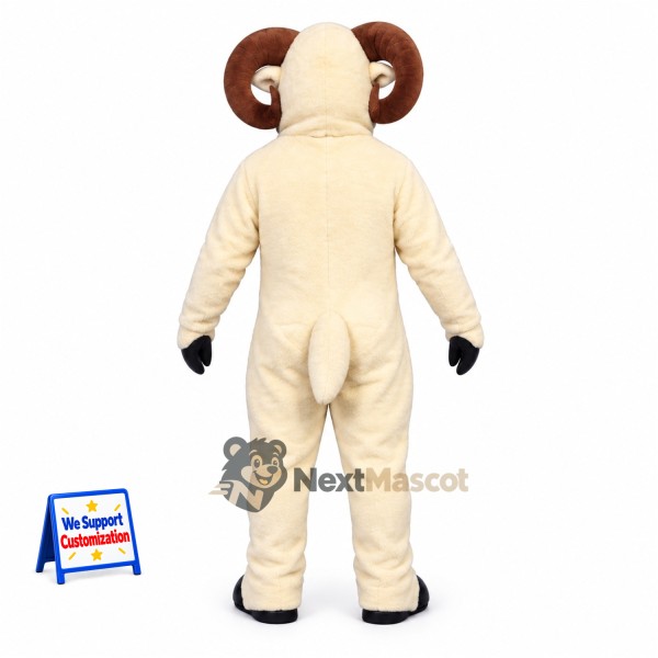 Ram Mascot Costume - White for Festivals Ram Mascot Costume - White for Festivals