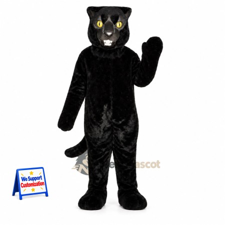 Panther Mascot Costume - Black for Sports Days Panther Mascot Costume - Black for Sports Days