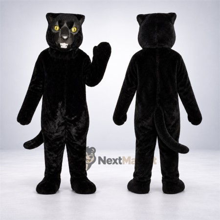 Panther Mascot Costume - Black for Sports Days Panther Mascot Costume - Black for Sports Days