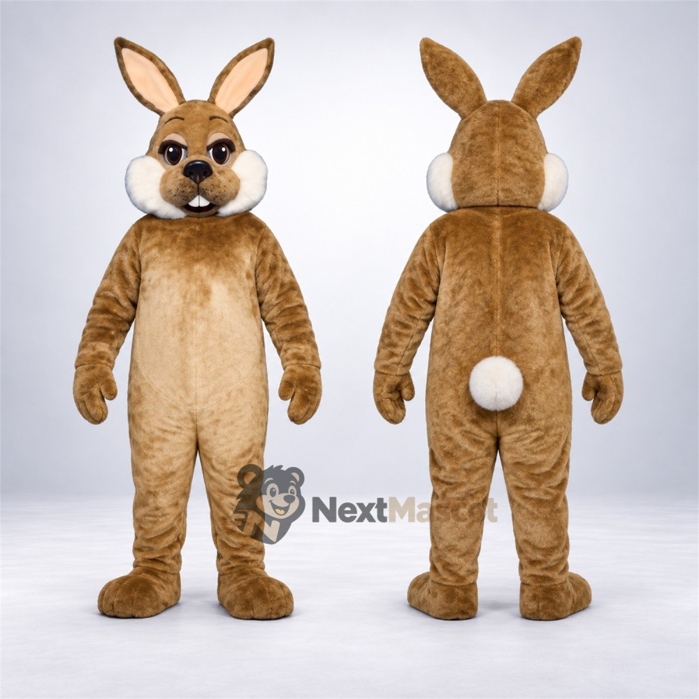 Rabbit Mascot Costume - Brown Rabbit Mascot Costume - Brown