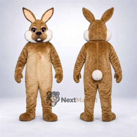 Rabbit Mascot Costume - Brown Rabbit Mascot Costume - Brown