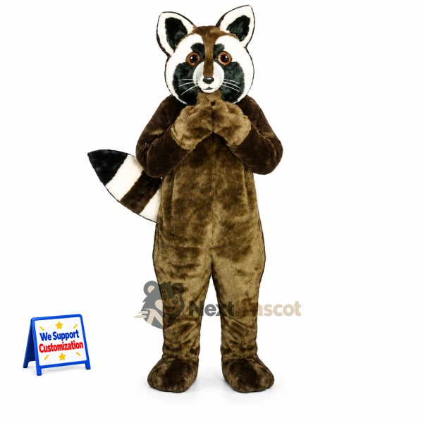 Raccoon Mascot Costume - Brown for Parades