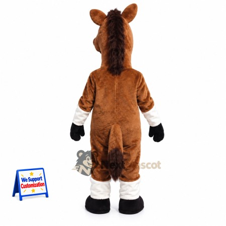 Horse Mascot Costume - Brown for Community Events Horse Mascot Costume - Brown for Community Events