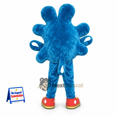 One Eyed Monster Mascot Costume - Blue