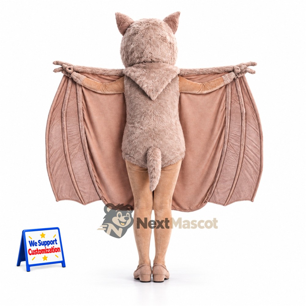 Bat Mascot Costume - Brown Bat Mascot Costume - Brown
