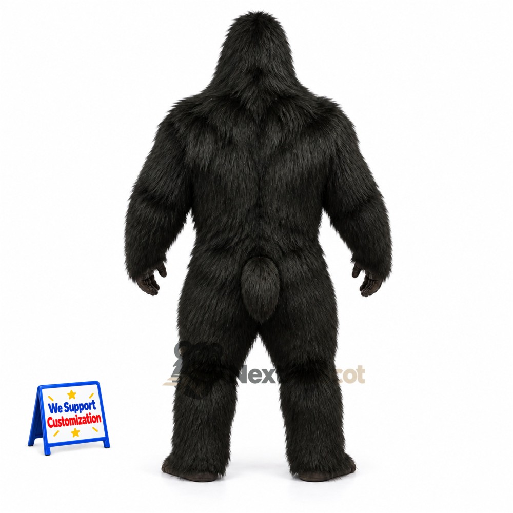 Gorilla Mascot Costume - Black for Pep Rallies Gorilla Mascot Costume - Black for Pep Rallies