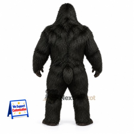 Gorilla Mascot Costume - Black for Pep Rallies Gorilla Mascot Costume - Black for Pep Rallies