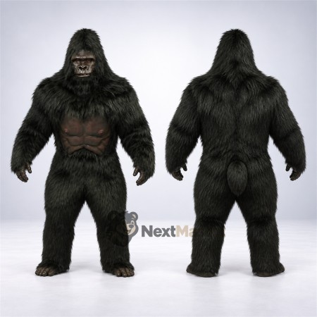 Gorilla Mascot Costume - Black for Pep Rallies Gorilla Mascot Costume - Black for Pep Rallies