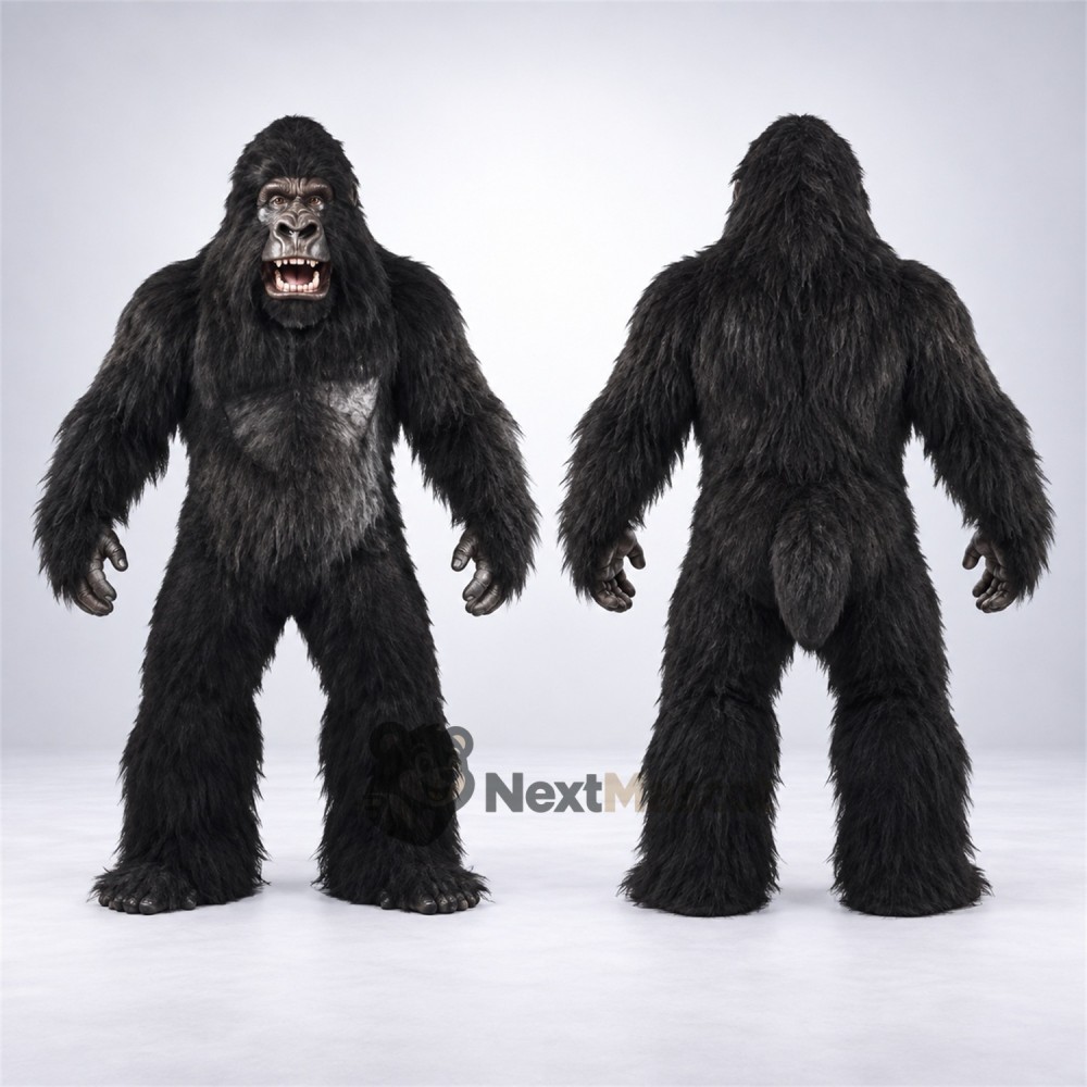 Gorilla Mascot Costume - Black for Team Events Gorilla Mascot Costume - Black for Team Events