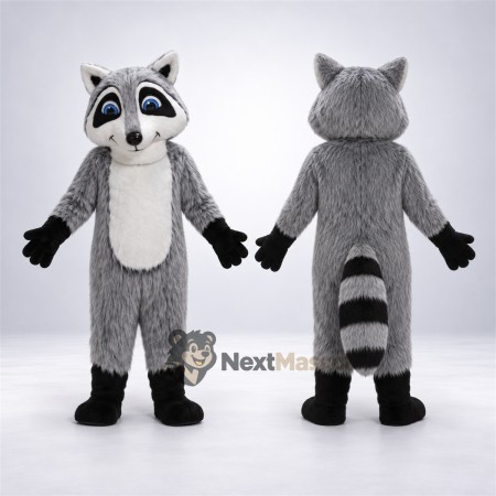 Raccoon Mascot Costume - Gray for School Spirit Raccoon Mascot Costume - Gray for School Spirit