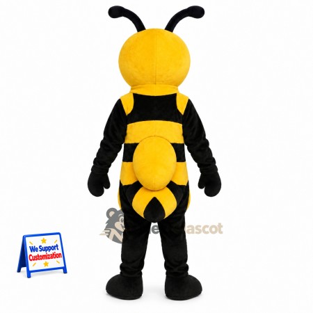 Bee Mascot Costume - Yellow, Orange Antennae Bee Mascot Costume - Yellow, Orange Antennae