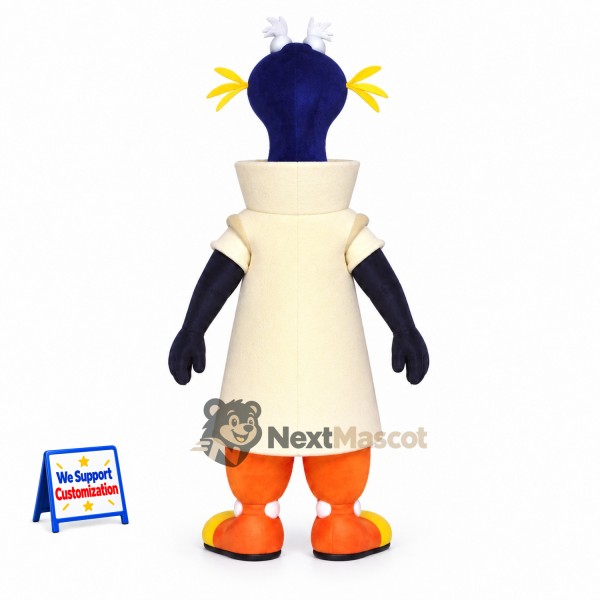 Roadrunner Mascot Costume - Cream Dress Roadrunner Mascot Costume - Cream Dress
