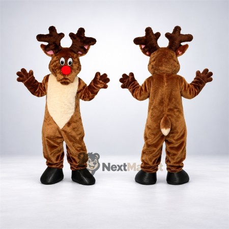 Reindeer Mascot Costume - Brown