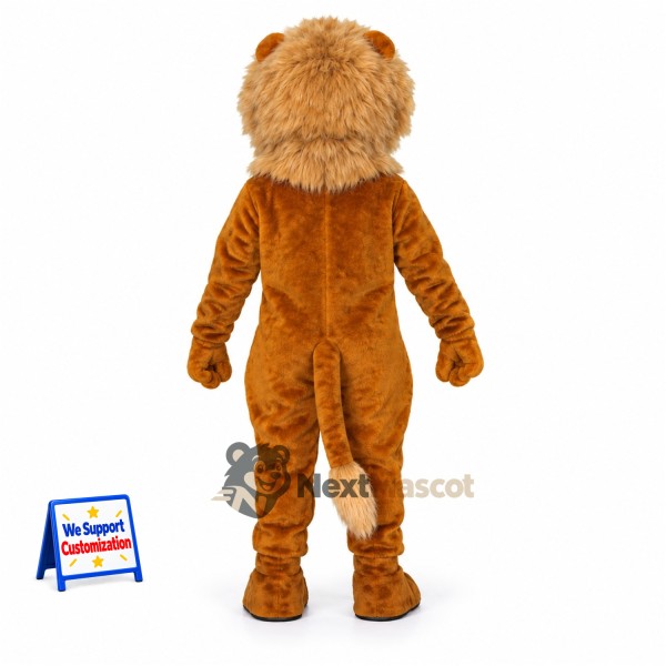 Lion Mascot Costume - Brown for Community Events Lion Mascot Costume - Brown for Community Events
