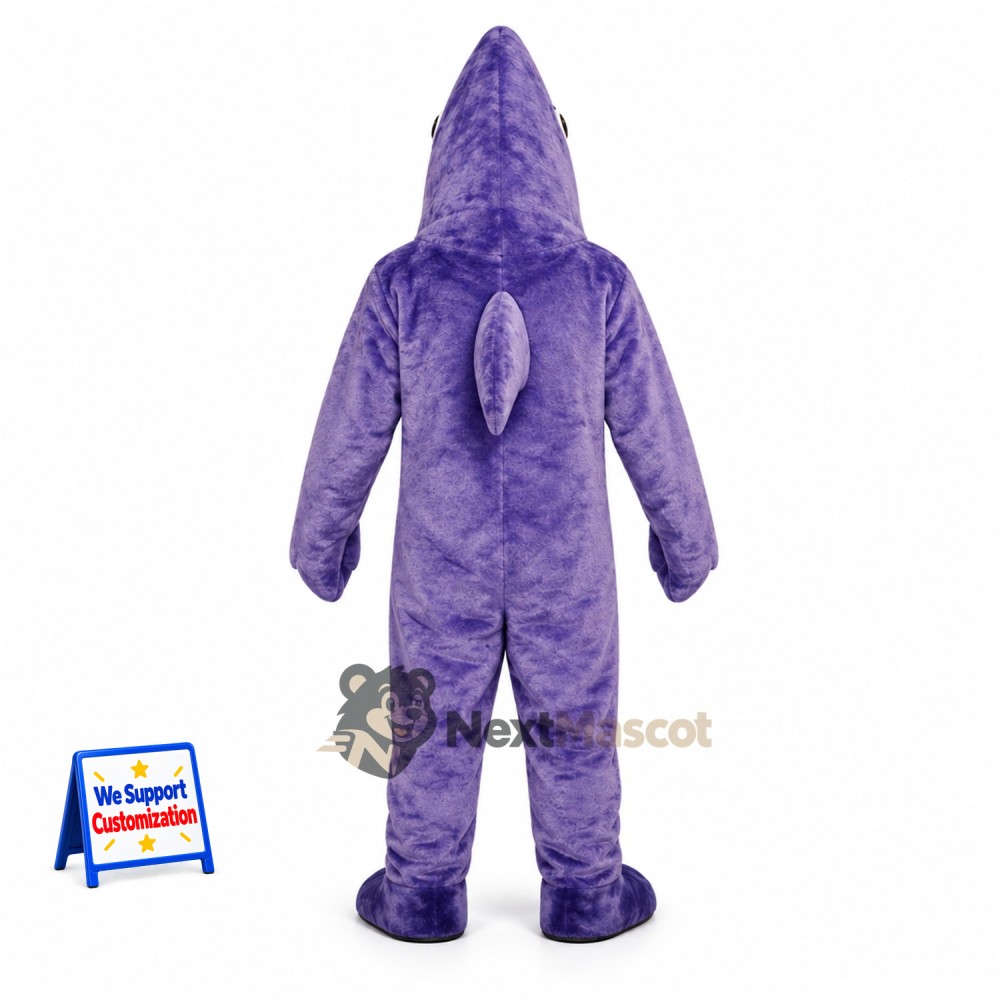 Shark Mascot Costume - Purple Shark Mascot Costume - Purple