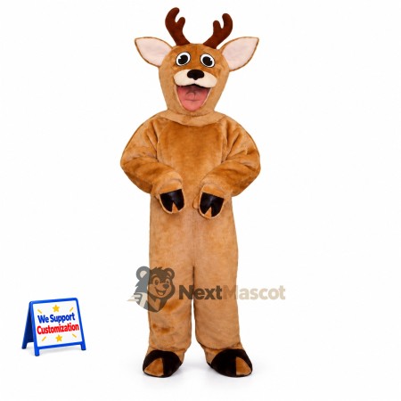 Deer Mascot Costume - Brown for Team Events