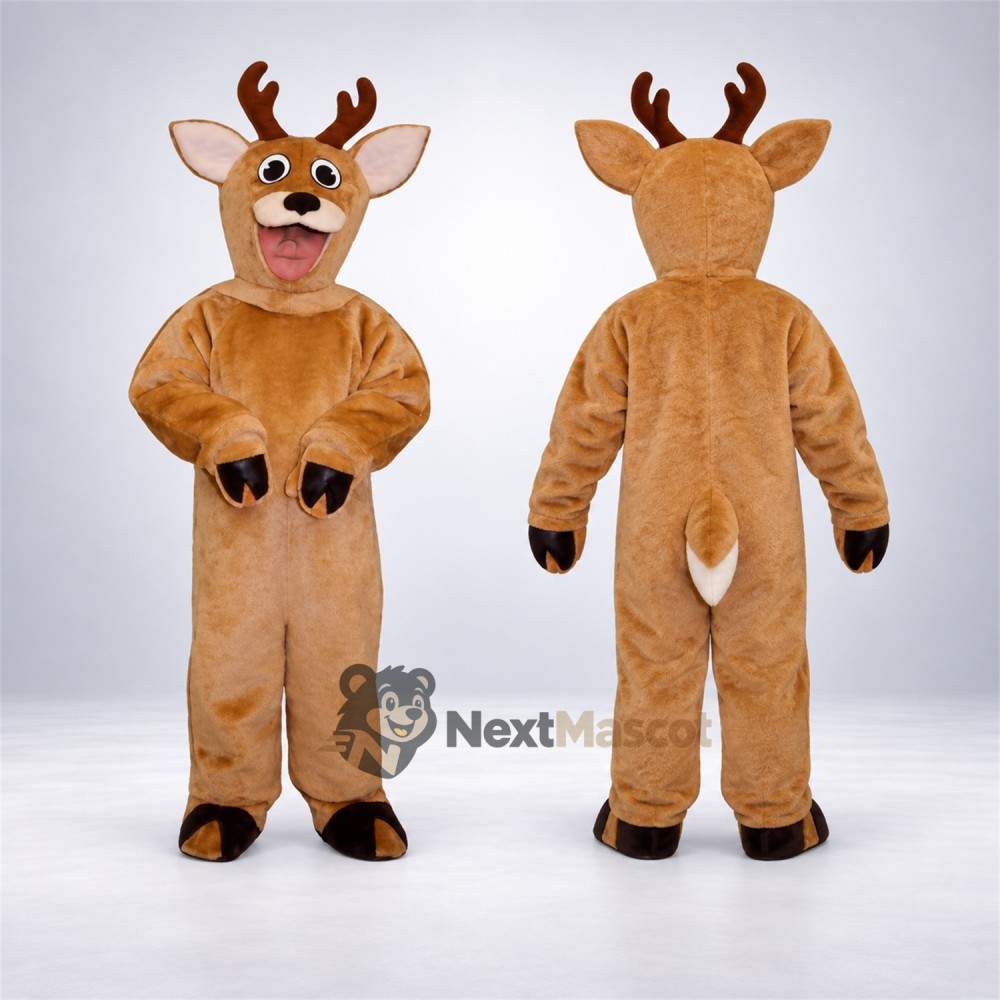 Deer Mascot Costume - Brown for Team Events