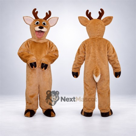 Deer Mascot Costume - Brown for Team Events