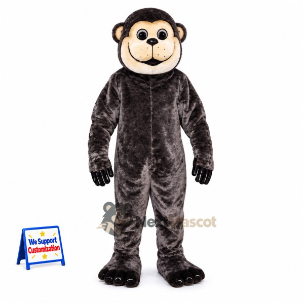 Monkey Mascot Costume - Black for School Events
