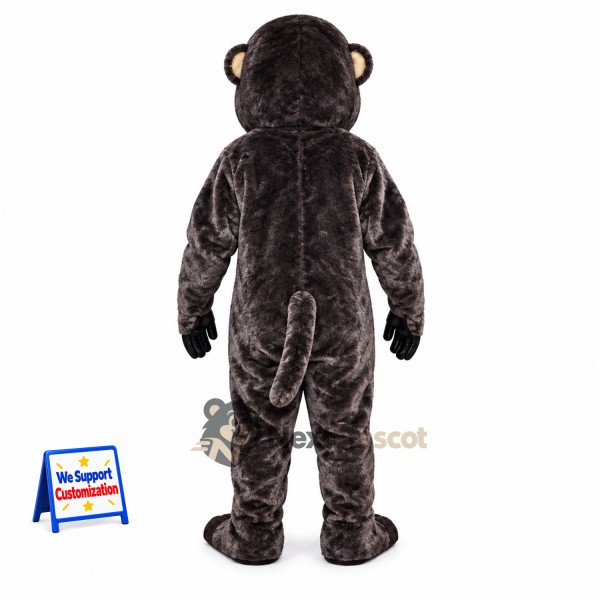 Monkey Mascot Costume - Black for School Events Monkey Mascot Costume - Black for School Events