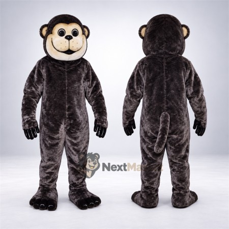 Monkey Mascot Costume - Black for School Events