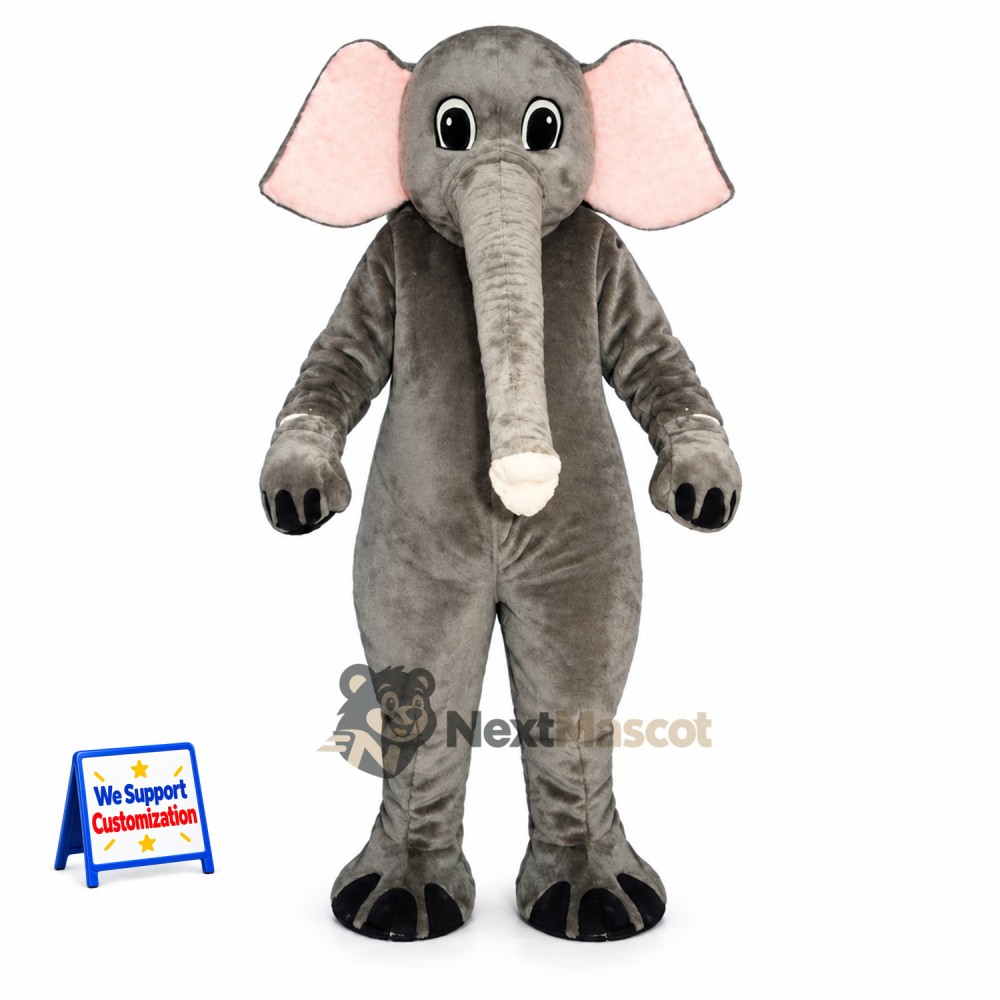Elephant Mascot Costume - Gray for Family Events Elephant Mascot Costume - Gray for Family Events