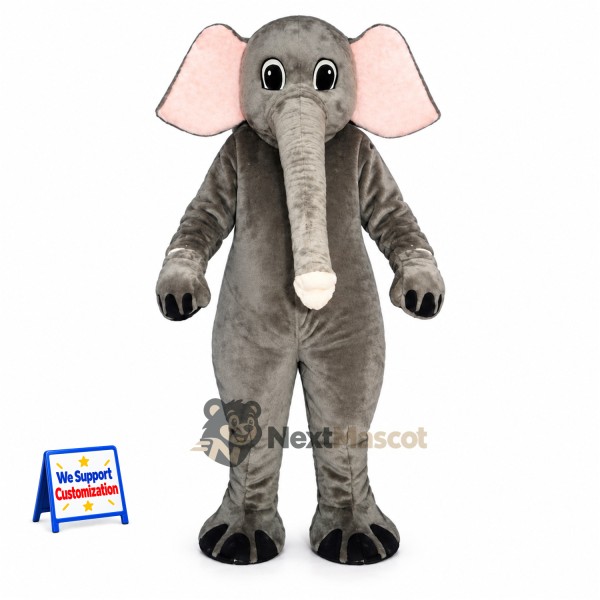 Elephant Mascot Costume - Gray for Family Events