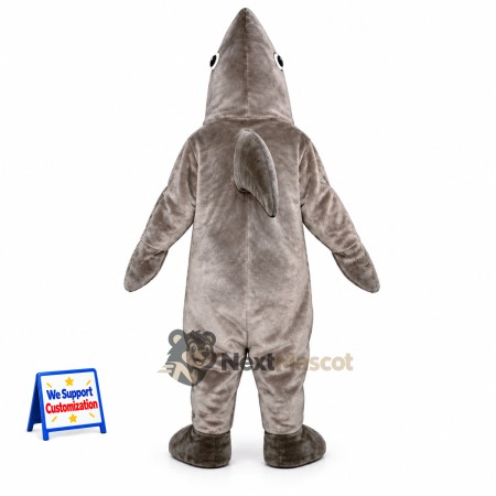 Shark Mascot Costume - Gray for Community Events Shark Mascot Costume - Gray for Community Events