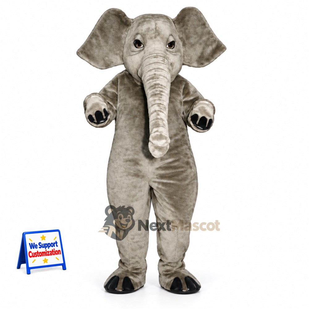 Elephant Mascot Costume - Gray for Fundraisers Elephant Mascot Costume - Gray for Fundraisers