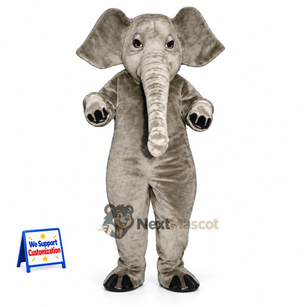 Elephant Mascot Costume - Gray for Fundraisers